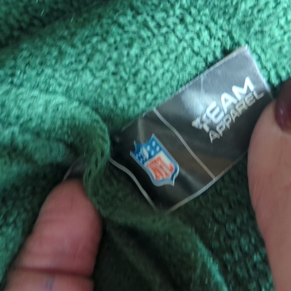 Green Bay Packers NFL Green Crystal Bling soft Knit Poncho One-size Sweater S/L - Picture 6 of 8